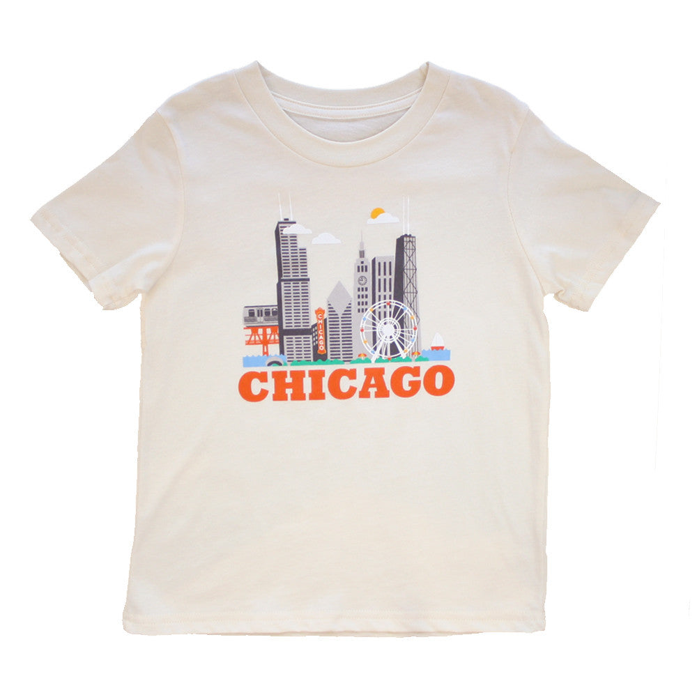 Chicago T-Shirt Kids | Natural 2T