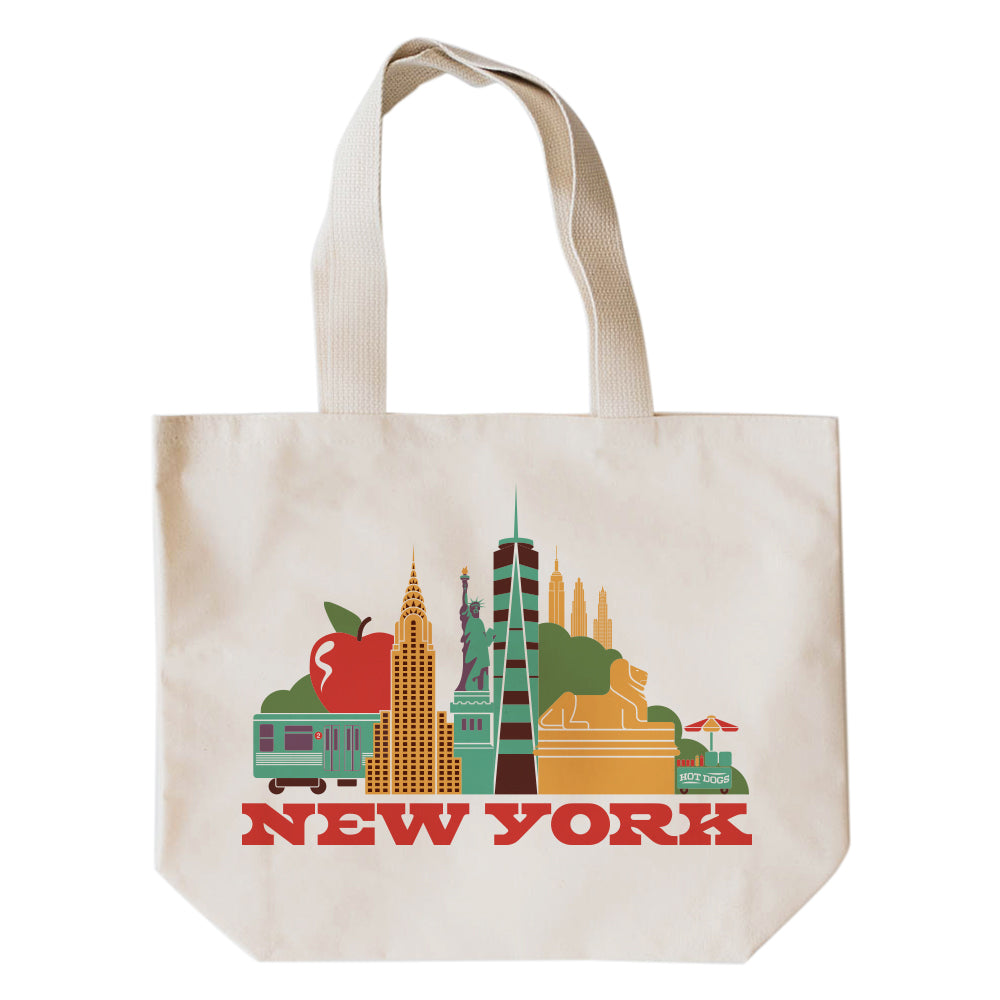 Stacked Logo Tote Bag | Light Gray | The New York Times Store